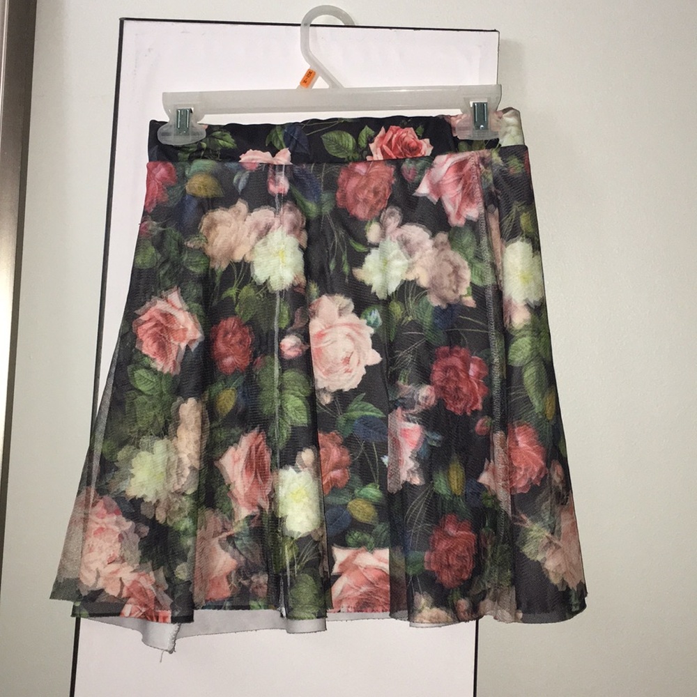 Cute floral skirt